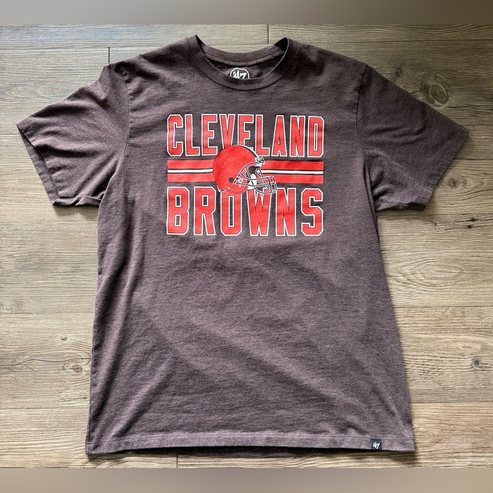 ‘47 Brand Cleveland Browns Short Sleeve Tee, NFL, Men’s Medium